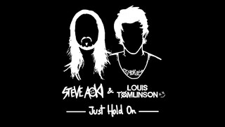 Steve Aoki & Louis Tomlinson - Just Hold On (Cover Art)