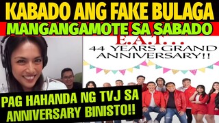 CIARA SOTTO PINASILIP AT BINUKING ANG TVJ SA GINAGAWANG PAG HANDA SA 44 ANNIVERSARY REACTION VIDEO