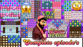 Complete episode level 12395 to 12410 | Candy crush saga all levels | Candy crush