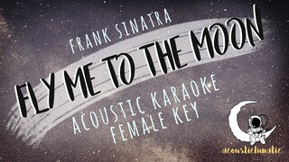 FLY ME TO THE MOON Frank Sinatra ( Acoustic Karaoke/Female Key/Key of G)