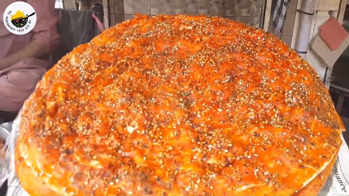 Món bánh tráng khổng lồ làm tại chổ ở Ấn Độ #amthuc