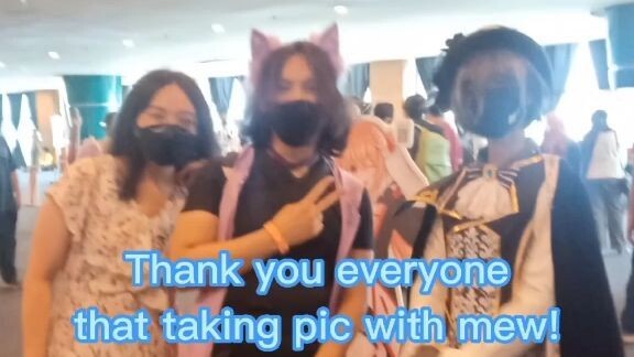 ItzMewCC at animangaki day 1 and 2 it was Awesome! Also Thank you for 1k follower on Tiktok and IG