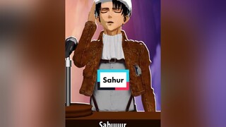 Levi Bangunin Titan Sahur Terakhir animasiaot AttackOnTitan fyp viral trending animasi animation levi