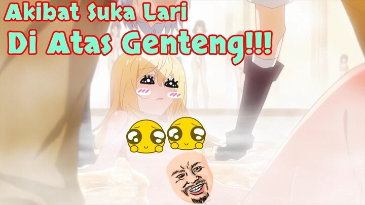 Akibat Suka lari-lari di Atas Genteng :v :v