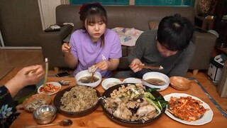 Mukbang gà hấp sả #food