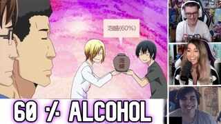 60% Alcohol | Grand Blue - Reaction Mashup