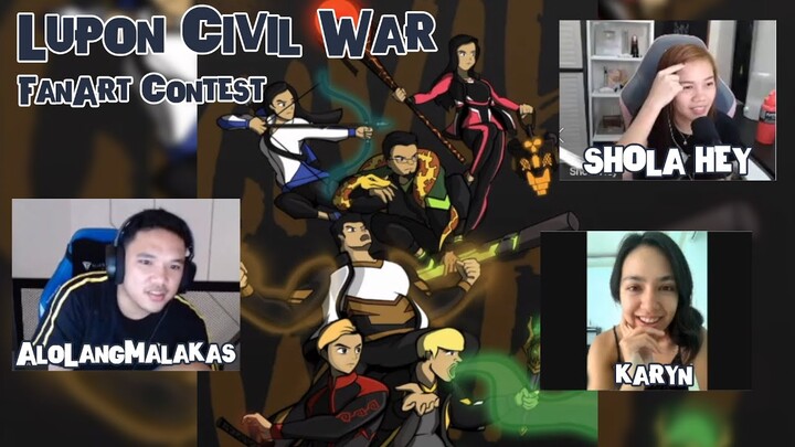 SholAlo reviews Lupon Civil War fanart(May nanalo na ^^)