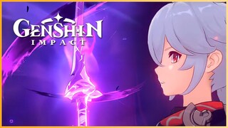 Kazuha & Isshin Blade Cutscene In Story Quest Acer Palmatum | Forging The Red Sword | Genshin Impact