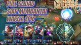 WELCOME TO EPIC | FULL SQUAD TCL SIAP MEMBANTAI EPIC | GMV MOBILE LEGENDS HERO BRODY #bestofbest #Ml