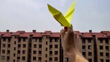 The hottest paper airplane on the Internet this year! Bionic butterfly paper airplane that flaps its