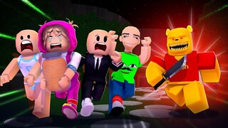 ROBLOX POOH STORY PART 2 W/ JJ, BOBBY, BOSS BABY, AND MASHA | Funny Moments