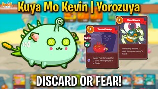 TRIPLE FEAR + DISCARD! TOP 4 RANK META by (Kuya Mo Kevin | Yorozuya) 3292 MMR | AXIE INFINITY