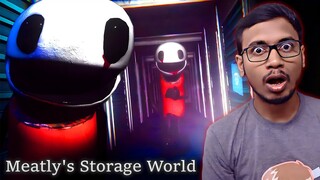 A New Horror Game | Meatly's Storage World | in Telugu