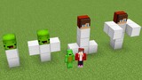 What if Create Mutanted Maizen Mobs? Experiments in minecraft (thanks JJ & Mikey Hypercow & Cakeman)