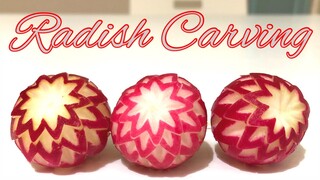 How to make decoration for Sashimi Radish Carving