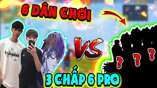 [FreeFire] Bộ 3 Quỳnh Tạ + Đào Blus + Loser Cân 6 Đại Cao Thủ Trên Live | Cực Kì Căng Thẳng