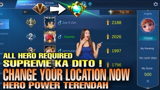 NEW BEST LOCATION | EASY TO SUPREME🔥| LOW HERO POWER | NEGARA HERO POWER TERENDAH