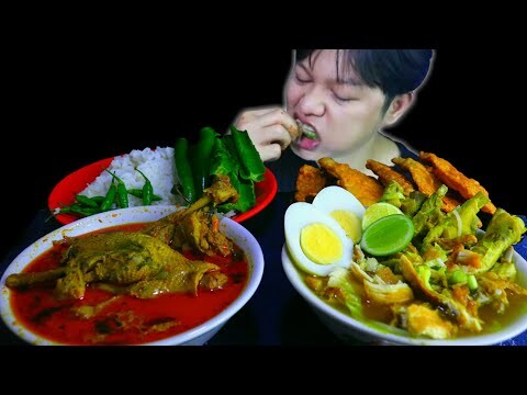 MUKBANG BEBEK KUAH PEDAS SOTO CEKER || MUKBANG MAKANAN PEDAS || MUKBANG INDONESIA