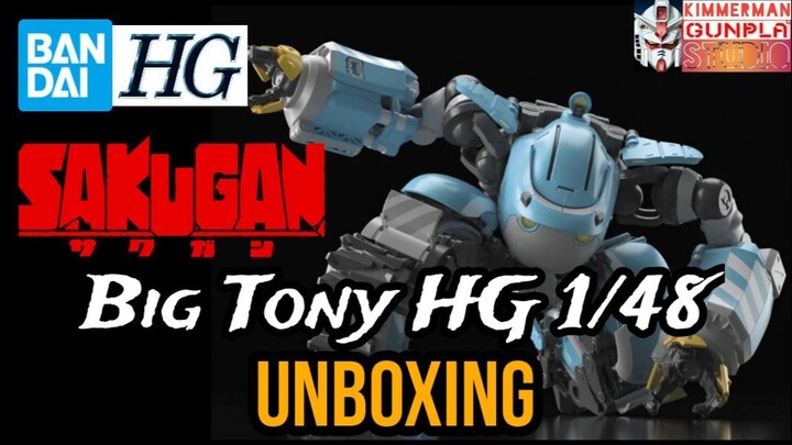 Bandai - Sakugan Big Tony 1/72 Scale - UNBOXING [008]