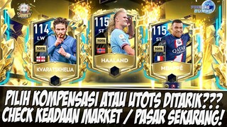 KOMPENSASI ATAU PEMAIN UTOTS DITARIK?? CHECK KEADAAN PASAR TOTS  FIFA MOBILE | FIFA MOBILE INDONESIA