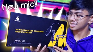 New Microphone!! - Au PM422 Maono