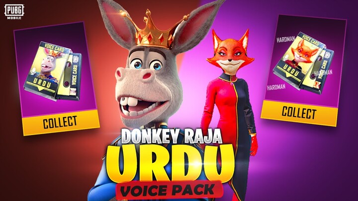 HOW TO GET URDU VOICE PACK | DONKEY RAJA VOICE PACK PUBG MOBILE | MISS FITNA VOICE PACK