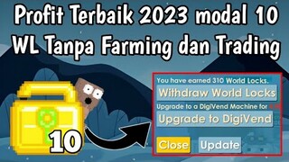 Profit Terbaik Modal 10 WL Tanpa Farming | Ngemass Item | Growtopia Indonesia