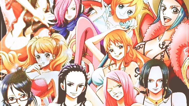 One Piece · Potret grup wanita丨Bajak laut wanita seksi mengalahkan anak-anak