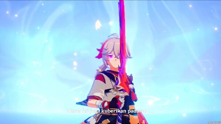 Kaedehara Kazuha with Signature Weapon "Kagotsurube Isshin" Cut Scene | Genshin Impact