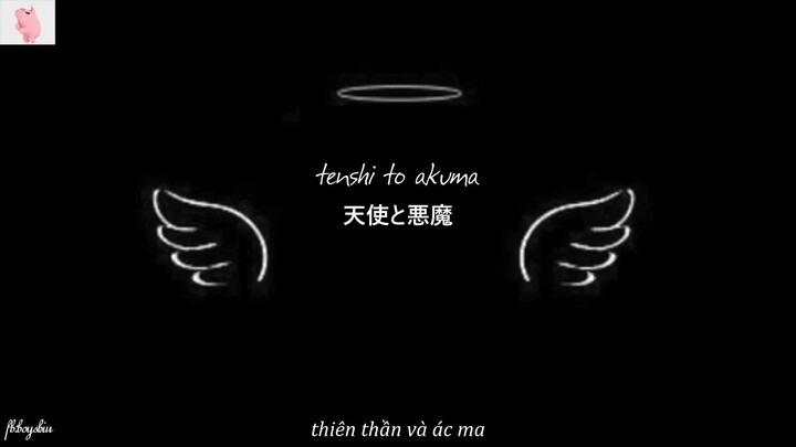 luyện nghe,luyện nói tiếng nhật 天使と悪魔 tenshi to akuma