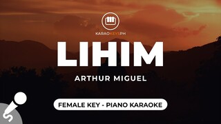 Lihim - Arthur Miguel (Female Key - Piano Karaoke)