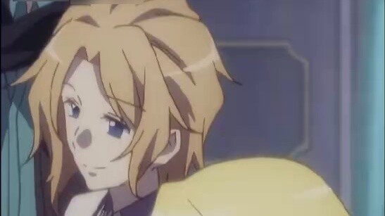 Seorang pejalan kaki menebak siapa pasangan sang pahlawan wanita berdasarkan gambar anime
