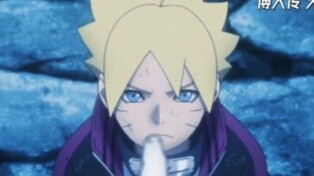Boruto was pierced through the body by Kawaki, Momoshiki used a wedge to revive Boruto