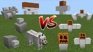 All Iron Golems vs All Wolves