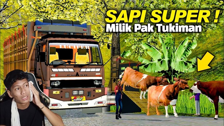 Hari Ini Antar Sapi Ke Pedesaan Pake Truk Fuso Tua BUSSID
