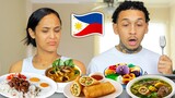 Trying FILIPINO FOOD for the FIRST TIME!