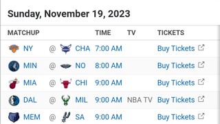 NBA Picks l November 19, 2023 l Philippine Time | Pinoy Silent Picks