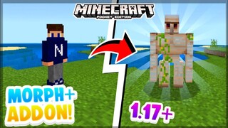 Morph Addon For MCPE 1.17+ | Morph Plus Mod For Minecraft PE 1.17+ | 2021