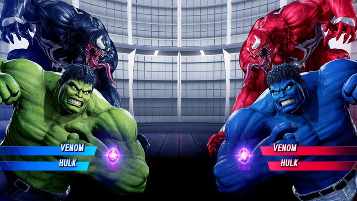 Venom & Green Hulk vs Red Venom & Blue Hulk (Very Hard) - Marvel vs Capcom  | 4K UHD Gameplay - Bilibili