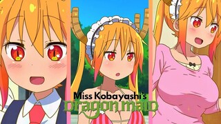 Best Cute Torhu | 4K moment edit | miss kobayashi dragon maid | ❤️‍🔥🐉😈