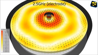 Standing Wave of Capacitively Coupled Plasma(CCP) Chamber (CUDA) | samadii/em