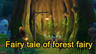 Fairy tale of forest fairy