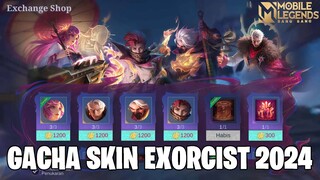 GACHA SKIN EXORCIST GRANGER DAN HAYABUSA TERBARU 2024 - MOBILE LEGENDS