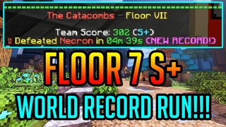 (OLD) FLOOR 7 WORLD RECORD BROKEN BY A HAMSTER?! (4:39 S+) | Hypixel Skyblock