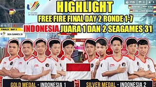 HIGHLIGHT INDONESIA BERHASIL MENDAPATKAN MENDALI EMAS DAN PERAK [SEAGAMES 31] free fire final day 2