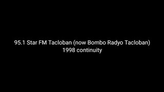 95.1 Star FM Tacloban (now Bombo Radyo Tacloban) continuity