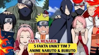 5 Fakta menarik Tim 7 anime Naruto dan Buruto