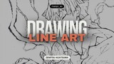 Drawing line art Zenitsu Agatsuma Part 1/2