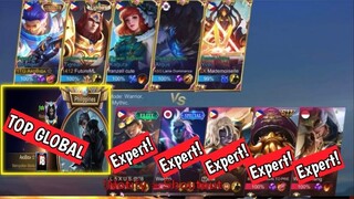 AkoBida Top Global Granger VS 5 EXPERT HEROES | How to Play Granger Against Expert Natalia