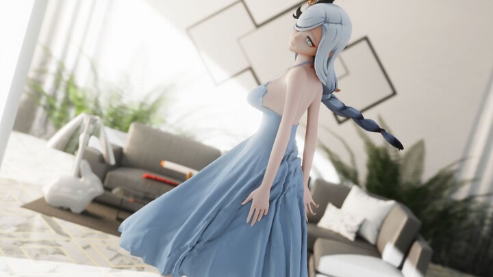 [เก็นชินอิมอิมแพกต์mmd] Shen He - LILAC (มีเวอร์ชั่นชุดว่ายน้ำ)